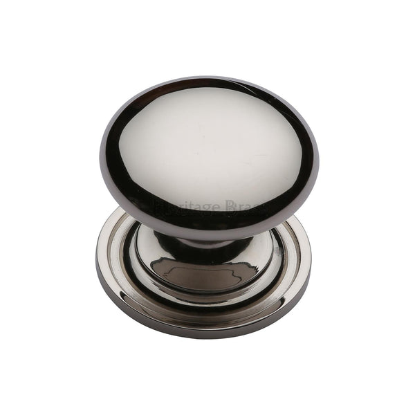 Heritage Brass Cabinet Knob Round Design 32mm Polished Nickel - C2240 32-PNF - Choice Handles