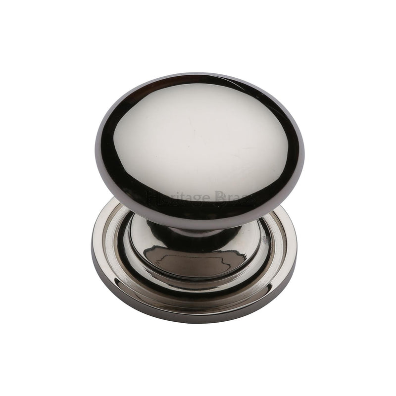Heritage Brass Cabinet Knob Round Design 32mm Polished Nickel - C2240 32-PNF - Choice Handles