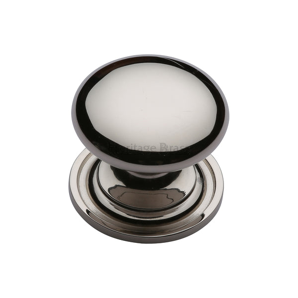 Heritage Brass Cabinet Knob Round Design 38mm Polished Nickel - C2240 38-PNF - Choice Handles