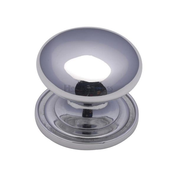Heritage Brass Cabinet Knob Round Design 48mm Polished Chrome finish - C2240 48-PC - Choice Handles