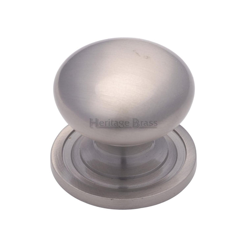 Heritage Brass Cabinet Knob Round Design 48mm Satin Nickel finish - C2240 48-SN - Choice Handles