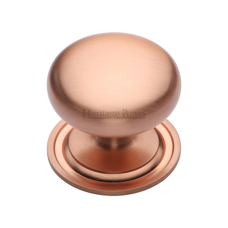 Heritage Brass Cabinet Knob Round Design 48mm Satin Rose Gold finish - C2240 48-SRG - Choice Handles