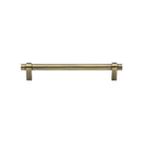 Heritage Brass Cabinet Pull Industrial Design 128mm CTC Antique Brass Finish - C2480 128-AT - Choice Handles
