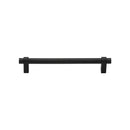 Heritage Brass Cabinet Pull Industrial Design 128mm CTC Matt Black Finish - C2480 128-BKMT - Choice Handles