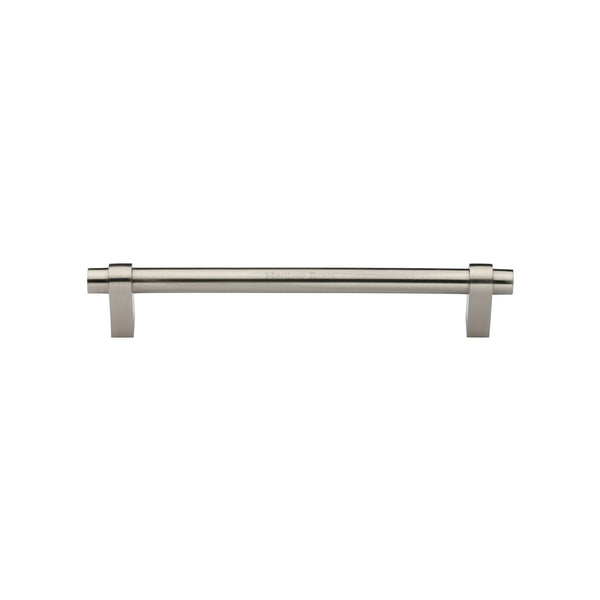 Heritage Brass Cabinet Pull Industrial Design 128mm CTC Satin Nickel Finish - C2480 128-SN - Choice Handles