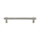 Heritage Brass Cabinet Pull Industrial Design 160mm CTC Satin Nickel Finish - C2480 160-SN - Choice Handles