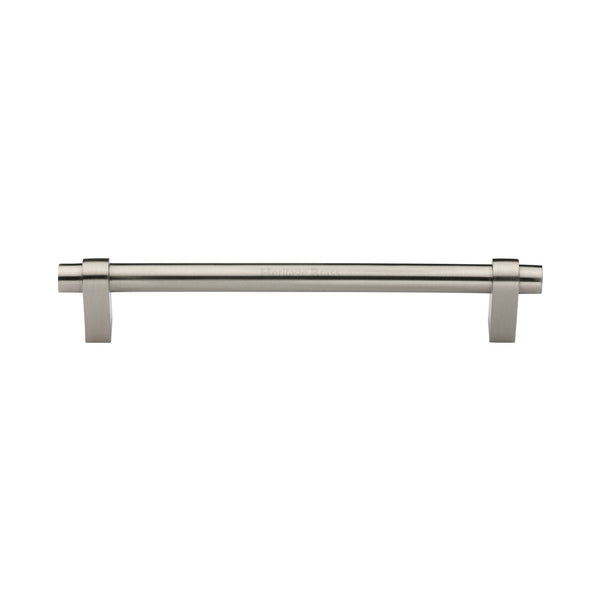 Heritage Brass Cabinet Pull Industrial Design 160mm CTC Satin Nickel Finish - C2480 160-SN - Choice Handles