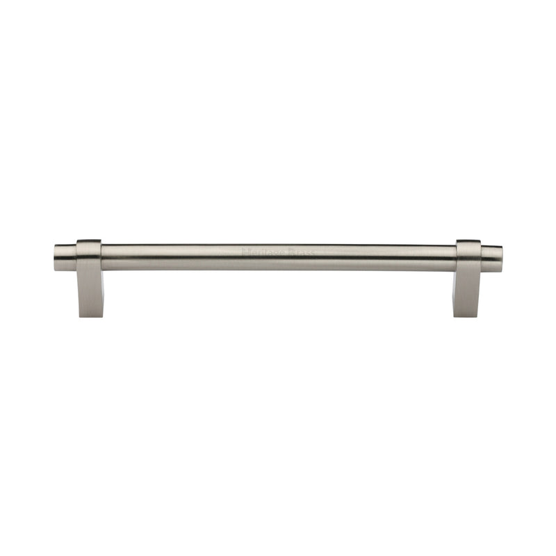 Heritage Brass Cabinet Pull Industrial Design 160mm CTC Satin Nickel Finish - C2480 160-SN - Choice Handles
