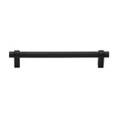Heritage Brass Cabinet Pull Industrial Design 192mm CTC Matt Black Finish - C2480 192-BKMT - Choice Handles