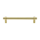 Heritage Brass Cabinet Pull Industrial Design 192mm CTC Polished Brass Finish - C2480 192-PB - Choice Handles