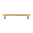 Heritage Brass Cabinet Pull Industrial Design 192mm CTC Satin Brass Finish - C2480 192-SB - Choice Handles