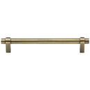 Heritage Brass Cabinet Pull Industrial Design 256mm CTC Antique Brass Finish - C2480 256-AT - Choice Handles