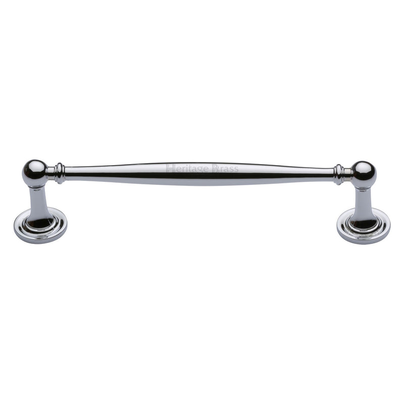Heritage Brass Cabinet Pull Colonial Design 152mm CTC Polished Chrome Finish - C2533 152-PC - Choice Handles