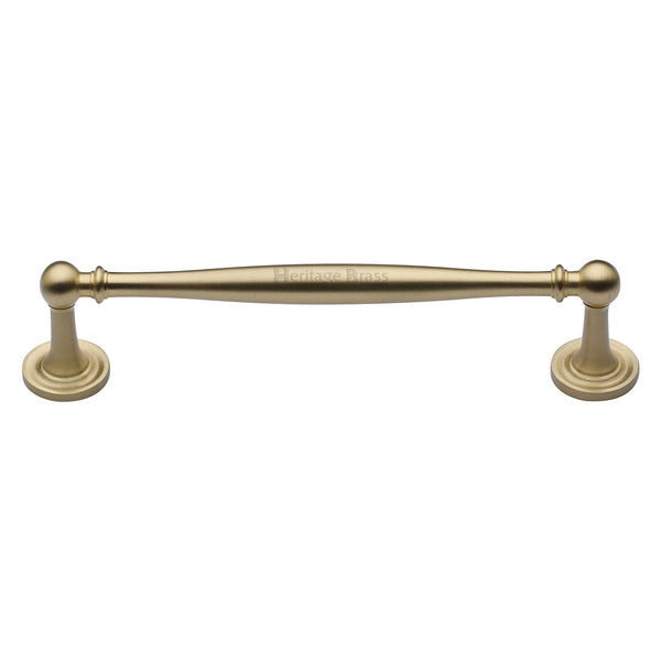 Heritage Brass Cabinet Pull Colonial Design 152mm CTC Satin Brass Finish
 - C2533 152-SB - Choice Handles