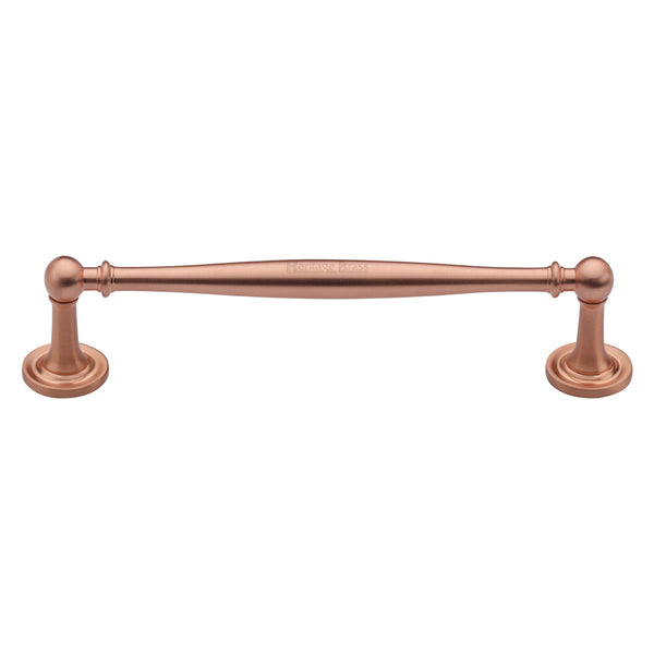 Heritage Brass Cabinet Pull Colonial Design 152mm CTC Satin Rose Gold Finish - C2533 152-SRG - Choice Handles