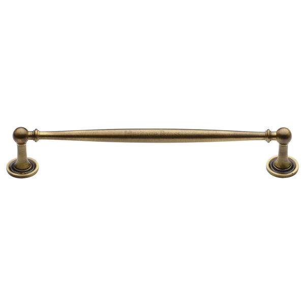 Heritage Brass Cabinet Pull Colonial Design 203mm CTC Antique Finish - C2533 203-AT - Choice Handles