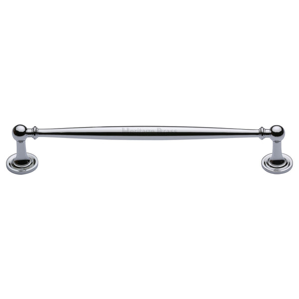 Heritage Brass Cabinet Pull Colonial Design 203mm CTC Polished Chrome Finish - C2533 203-PC - Choice Handles