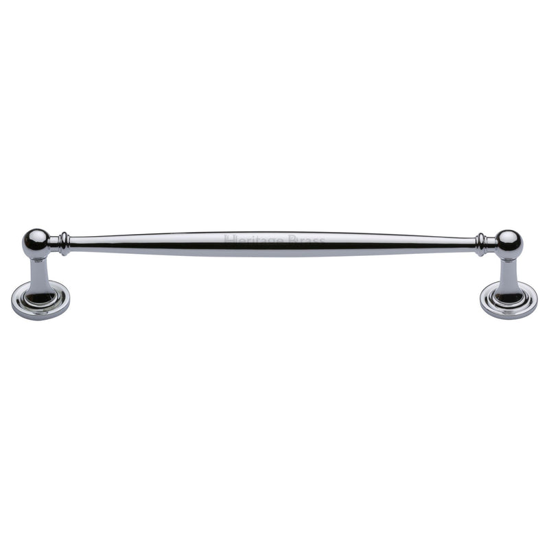 Heritage Brass Cabinet Pull Colonial Design 203mm CTC Polished Chrome Finish - C2533 203-PC - Choice Handles