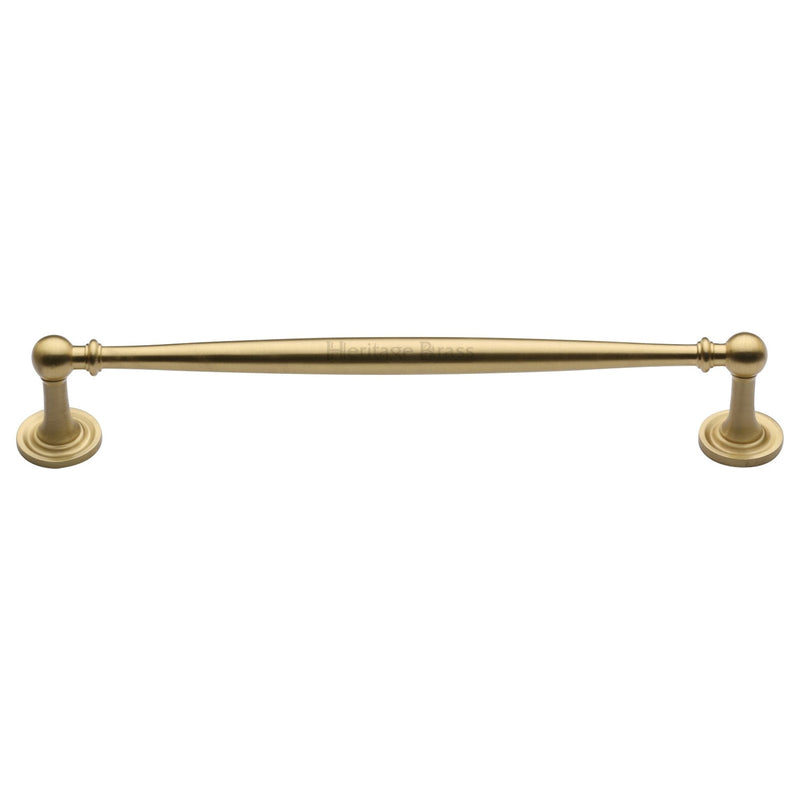 Heritage Brass Cabinet Pull Colonial Design 203mm CTC Satin Brass Finish - C2533 203-SB - Choice Handles
