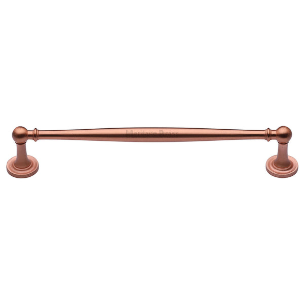 Heritage Brass Cabinet Pull Colonial Design 203mm CTC Satin Rose Gold Finish
 - C2533 203-SRG - Choice Handles