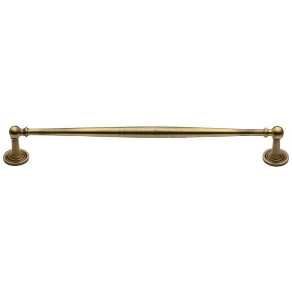 Heritage Brass Cabinet Pull Colonial Design 254mm CTC Antique Finish
 - C2533 254-AT - Choice Handles