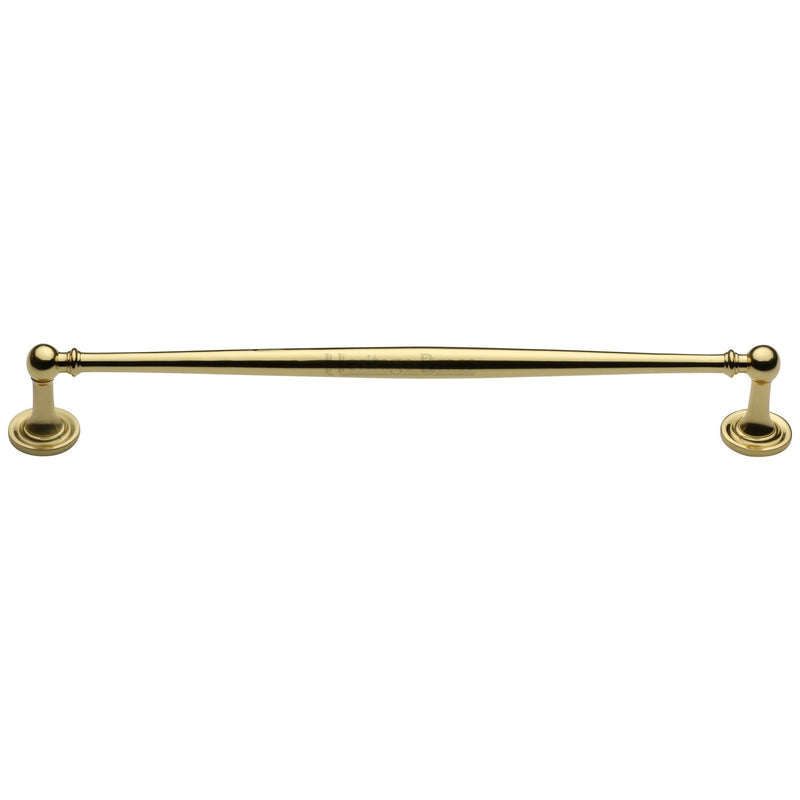Heritage Brass Cabinet Pull Colonial Design 254mm CTC Polished Brass Finish
 - C2533 254-PB - Choice Handles