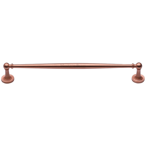 Heritage Brass Cabinet Pull Colonial Design 254mm CTC Satin Rose Gold Finish
 - C2533 254-SRG - Choice Handles