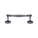 Heritage Brass Cabinet Pull Colonial Design 96mm CTC Polished Chrome Finish - C2533 96-PC - Choice Handles
