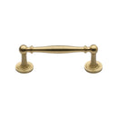 Heritage Brass Cabinet Pull Colonial Design 96mm CTC Satin Brass Finish - C2533 96-SB - Choice Handles