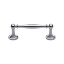 Heritage Brass Cabinet Pull Colonial Design 96mm CTC Satin Chrome Finish - C2533 96-SC - Choice Handles