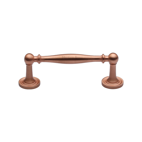 Heritage Brass Cabinet Pull Colonial Design 96mm CTC Satin Rose Gold Finish - C2533 96-SRG - Choice Handles