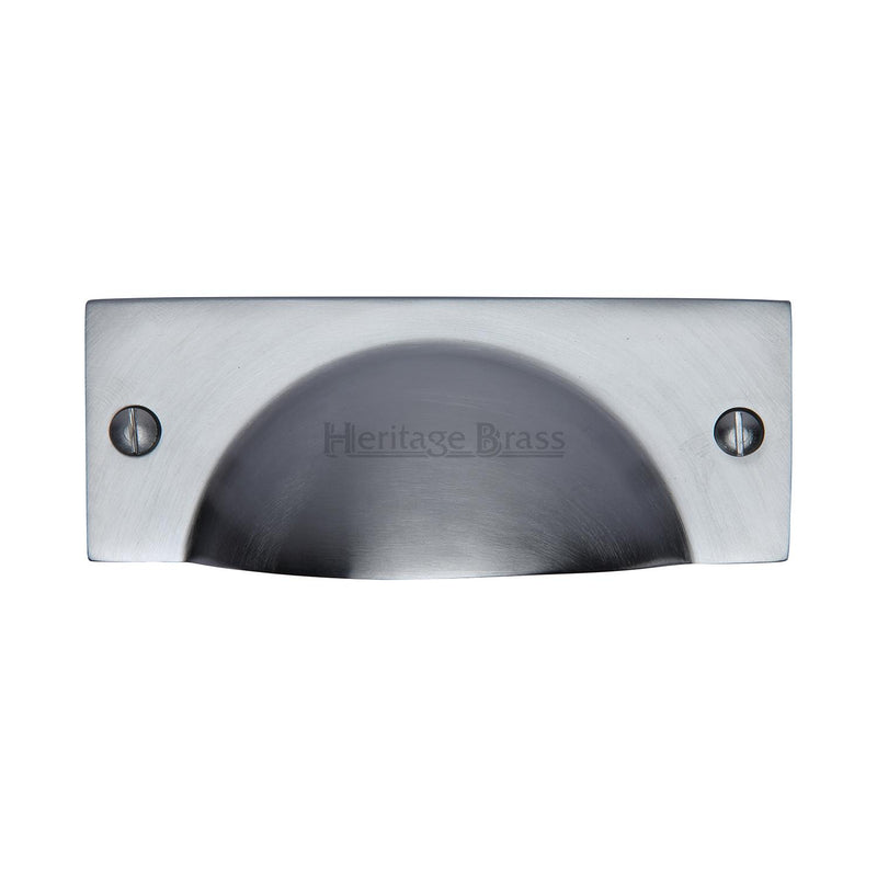 Heritage Brass Drawer Pull Satin Chrome finish - C2762-SC - Choice Handles