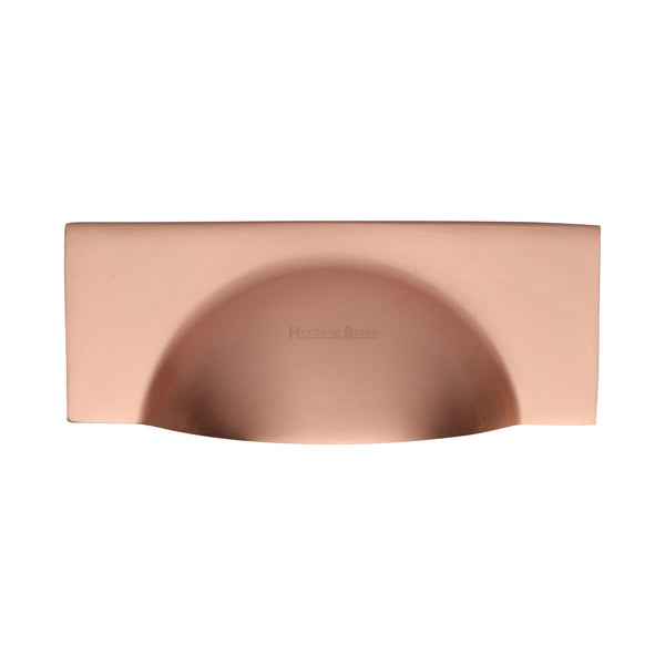 Heritage Brass Drawer Pull 57mm CTC Satin Rose Gold Finish - C2764-SRG - Choice Handles