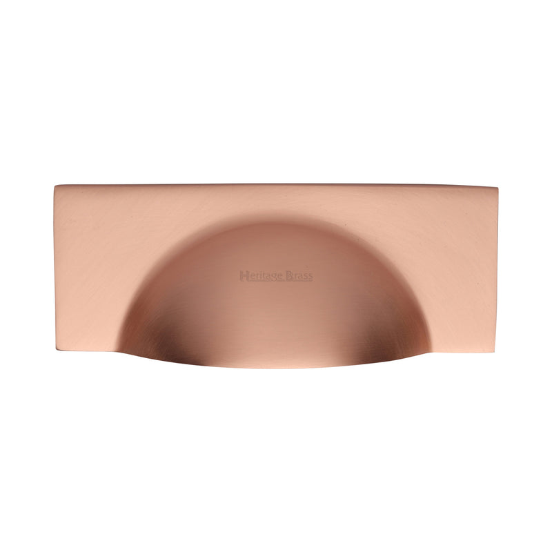 Heritage Brass Drawer Pull 57mm CTC Satin Rose Gold Finish - C2764-SRG - Choice Handles
