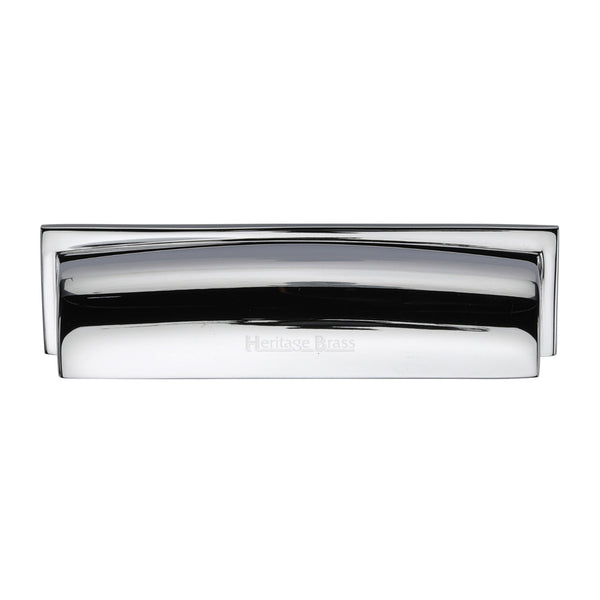Heritage Brass Drawer Pull Shropshire Design 152mm CTC Polished Chrome Finish - C2765 152-PC - Choice Handles