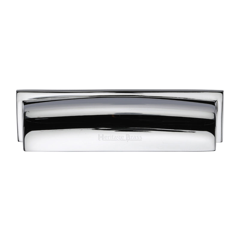 Heritage Brass Drawer Pull Shropshire Design 152mm CTC Polished Chrome Finish - C2765 152-PC - Choice Handles