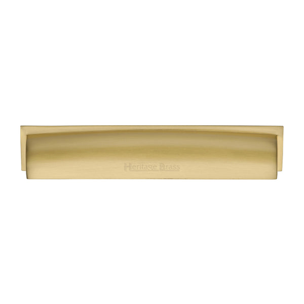 Heritage Brass Drawer Pull Shropshire Design 152mm CTC Satin Brass Finish - C2765 152-SB - Choice Handles