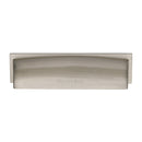 Heritage Brass Drawer Pull Shropshire Design 152mm CTC Satin Nickel Finish - C2765 152-SN - Choice Handles