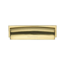 Heritage Brass Drawer Pull Shropshire Design 76/96mm CTC Polished Brass Finish - C2765 96-PB - Choice Handles