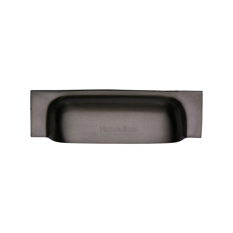 Heritage Brass Drawer Pull 96mm CTC Matt Bronze Finish - C2766 96-MB - Choice Handles