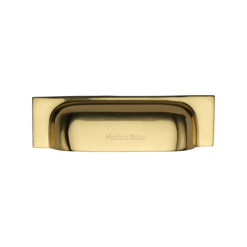Heritage Brass Drawer Pull 96mm CTC Polished Brass Finish - C2766 96-PB - Choice Handles