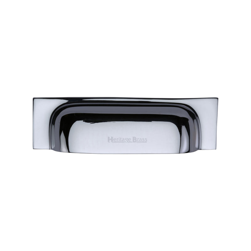Heritage Brass Drawer Pull 96mm CTC Polished Chrome Finish - C2766 96-PC - Choice Handles