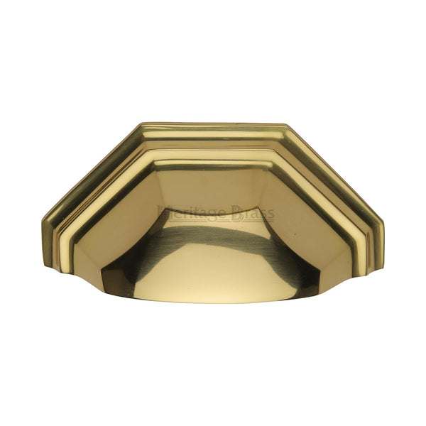 Heritage Brass Drawer Pull 89mm CTC Polished Brass Finish - C2768-PB - Choice Handles