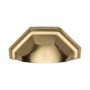 Heritage Brass Drawer Pull 89mm CTC Satin Brass Finish - C2768-SB - Choice Handles