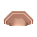 Heritage Brass Drawer Pull 89mm CTC Satin Rose Gold Finish - C2768-SRG - Choice Handles