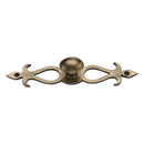 Heritage Brass Cabinet Knob Oval/Backplate Design 32mm Antique finish
 - C3072 32-AT - Choice Handles