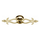Heritage Brass Cabinet Knob Oval/Backplate Design 32mm Polished Brass finish
 - C3072 32-PB - Choice Handles