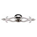 Heritage Brass Cabinet Knob Oval/Backplate Design 32mm Polished Nickel
 - C3072 32-PNF - Choice Handles
