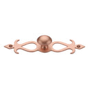 Heritage Brass Cabinet Knob Oval/Backplate Design 32mm Satin Rose Gold finish
 - C3072 32-SRG - Choice Handles