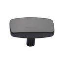 Heritage Brass Cabinet Knob Rectangular Design 41mm Matt Bronze finish - C3384 41-MB - Choice Handles